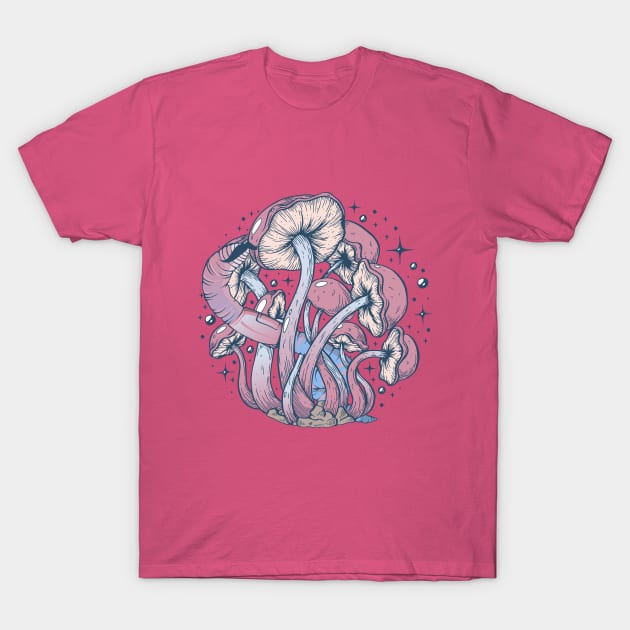 Stimulated Worm with a Mustache - Scandoval T-Shirt by AmuseThings